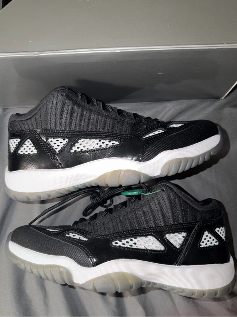 Jordan 11 Retro Low IE ‘Craft Black White’ Size 8M